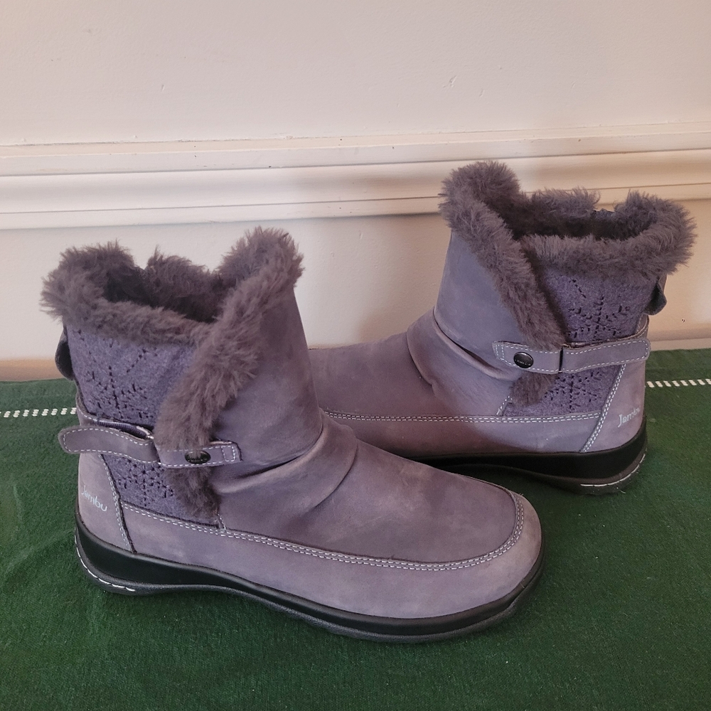 Jambu Womens Sycamore Snow Boots Size 8 Blue Water Resistant Nubuck Upper - Picture 12 of 12